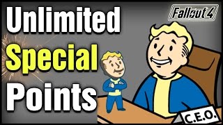 Fallout 4 Unlimited Special Perk Points  Max Character Fast DUPLICATION GLITCH [upl. by Enael]