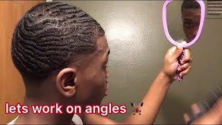 How To Brush 720 Waves After A Fresh Cut [upl. by Haya]