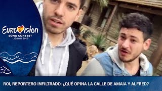 Roi reportero infiltrado ¿qué opina la calle de Amaia y Alfred¿Y sus compañeros [upl. by Nahgam]