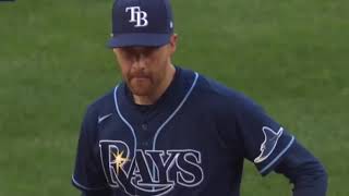 Collin McHugh Intentional Balk during Rays and Red Sox￼ [upl. by Sirovaj]