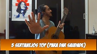 5 SERTANEJOS ANTIGOS NO VIOLÃO 1 MILHÃO [upl. by Sulakcin]