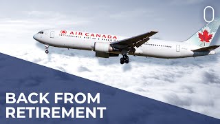 Air Canada To Bring The Boeing 767300ER Out Of Retirement [upl. by Zebada]