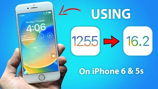 How to Update iOS 1255 to iOS 162  Install iOS 162 on iPhone 5s amp 6 [upl. by Agosto]