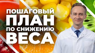 Пошаговый план по снижению веса [upl. by Jegger]