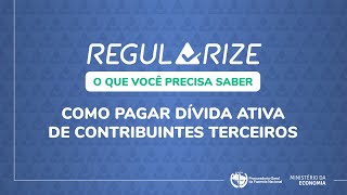 Como pagar a dívida ativa da União de contribuintes terceiros [upl. by Martinez538]