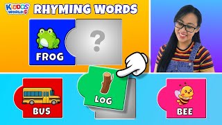 Learning Rhyming Words  Do They Rhyme Matching Game Activity [upl. by Paolina]