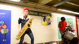 Too Many Zooz Random Live Performance at union square [upl. by Abrams104]