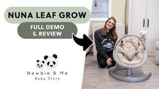 Nuna LEAF Grow  Motorless Swinging Chair for Newborn amp Toddler ❤️ Full Review amp Demonstration ✨ [upl. by Aicenert54]