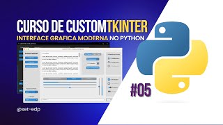 Aprenda a criar frame e a posiconalas no CustomTkinter  Aula05  python tkinter [upl. by Bibi899]