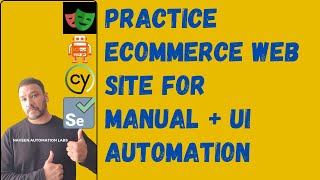 Practice Web Application for UI Automation for Selenium Cypress Playwright WebDriverIO [upl. by Enella]