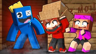 Se cacher des RAINBOW FRIENDS sur Minecraft [upl. by Idnarb]