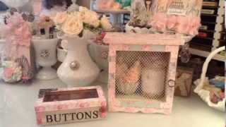 Shabby Chic Projects for my Craftroom [upl. by Frederik388]