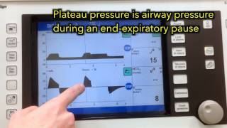 Plateau pressure on Draeger Evita 4 how to measure it [upl. by Nevag]