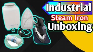 Gravity Feed Steam Iron Unboxing and first Impression  Silti Steam Iron  Industrial Steam Iron [upl. by Airym]