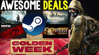 AWESOME NEW STEAM PC GAME GOLDEN WEEK SALE  10 GREAT GAME DEALS [upl. by Ranita781]