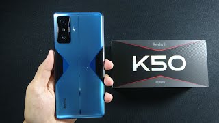 Xiaomi Redmi K50 gaming unboxing camera test antutu gaming [upl. by Sinnel]