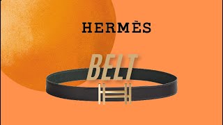 ReviewUnboxing Thắt Lưng Hermes H Au Carre Belt Buckle Reversible Leather Strap 32mm  For Men [upl. by Aretta]