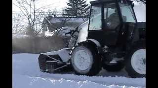 9030 new holland versatile snow blowing [upl. by Brinna]