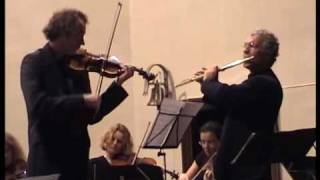 Rigoletto Fantaisie  Doppler  Marc Grauwels flute JF Molard violin and Brussels Virtuosi [upl. by Annayr]