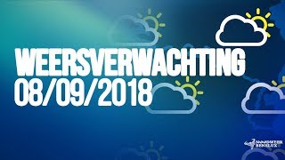 Weersverwachting 080918 NWBNLX [upl. by Eolcin]