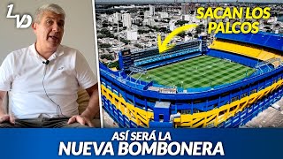 💣 BOMBA LADAGA TE CUENTA CÓMO SERÁ LA NUEVA BOMBONERA  Ladaga Reacción Nueva cancha de Boca [upl. by Johiah]