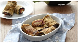 Involtini di melanzane ripieni di prosciutto cotto e formaggio [upl. by Ateikan620]