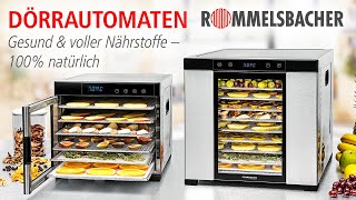 ROMMELSBACHER Dörrautomaten DA 900 und DA 1000 🍓🍌 Gesund amp voller Nährstoffe – 100 natürlich 🍋 [upl. by Ahsaeyt]