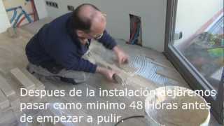 instalación de parquet [upl. by Ronacin]