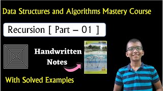 Recursion Part  01  Lecture 3  DSA Mastery Course [upl. by Adieren]