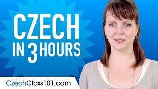 Learn Czech in 3 Hours  ALL the Czech Basics You Need [upl. by Seton985]