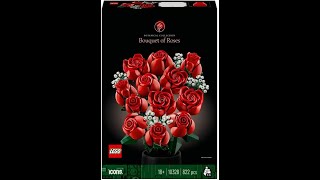 LEGO 10328 Lego Icons 10328 Bouquet of roses Instruction [upl. by Melinde]