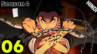 Demon Slayer Season 4 episode 6 in hindi  Explained by omichow  Hashira training arc🫡 [upl. by Idnil]