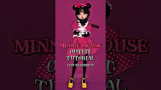 Minnie Mouse Outfit Tutorial 🐭 roblox dti dresstoimpress shorts [upl. by Ophelia]