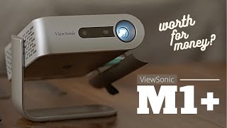 ViewSonic M1 Portable LED Projector  Auto Keystone WiFi Bluetooth [upl. by Aikar]