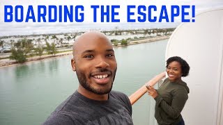 BOARDING THE NORWEGIAN ESCAPE  Cruise Vlog Day 1 [upl. by Enrol]