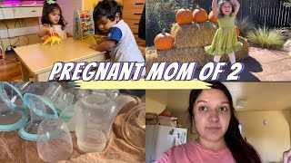 35 weeks pregnant mom of 2 nesting pregnancy update hangout with us [upl. by Horacio356]