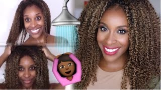 The Perfect Wash and Go Heat Free Hair  Jackie Aina [upl. by Eiduam]