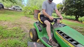 The Most Epic John Deere Mowing Session Ever [upl. by Aihsemat554]