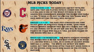 MLB Picks May 31st Best Bets Today [upl. by Lira466]