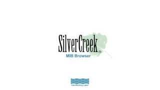 MIB Browser  SilverCreek SNMP Test Suite [upl. by Racklin]