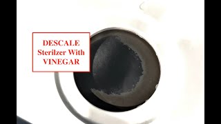 How to DESCALE Tommee Tippees Sterilizer with white vinegar [upl. by Fagan]