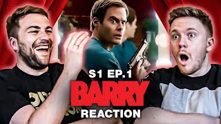 BARRY S1 EP1  FIRST TIME REACTION [upl. by Ialda]