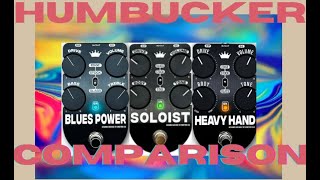 KingTone Humbucker Comparison for V2 pedals [upl. by Ailegave293]