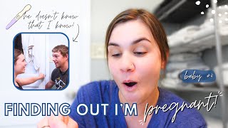 Finding Out I’m PREGNANT amp Testing With My Husband  pregnancy test progression  Baby 4 [upl. by Boff]