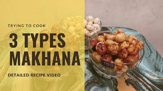 How to make Makhana  Makhana Receipe Types of Makhana  Rosted Makhana  Benefits of Makana [upl. by Winna232]