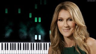 Celine Dion  Imperfections  Piano Tutorial  Instrumental Cover [upl. by Milburt]