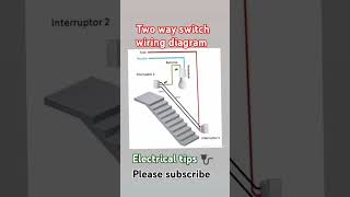 Two way switch wiring diagram  wiring diagram  electrical tips [upl. by Ned]