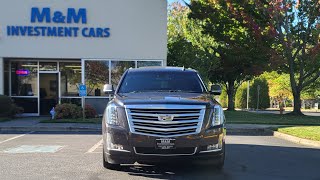 2016 Cadillac Escalade ESV Platinum 4X4 FULLY LOADED  LONG WHEEL BASE [upl. by Iey]