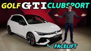 VW Golf GTI Clubsport facelift first REVIEW  almost a Golf R now [upl. by Aerised]