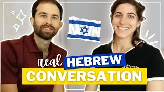 Advanced HEBREW Conversation With Subtitles  Learn Hebrew vocabulary about health amp environment [upl. by Marek]